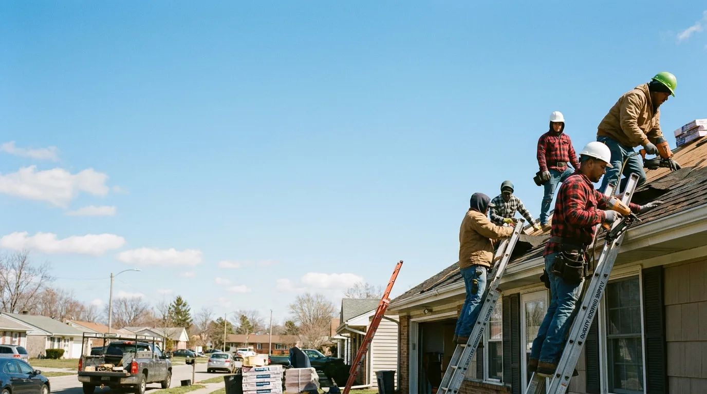 Roofing in New Harmony, IN near me